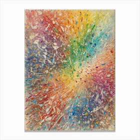 Rainbow Burst Canvas Print