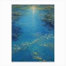 Beautiful Water Lilies Canvas Print