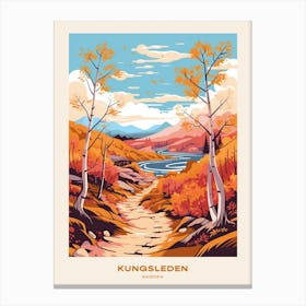 Kungsleden Sweden 1 Hike Poster Canvas Print