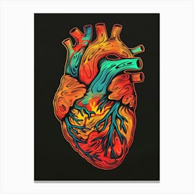 Human Heart 8 Canvas Print