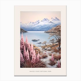 Dreamy Winter National Park Poster  Nahuel Huapi National Park Argentina 1 Canvas Print