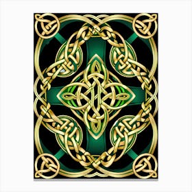 Abstract Celtic Knot 10 Canvas Print