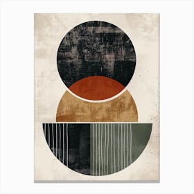 Hermite Bauhaus Mid Century Canvas Print