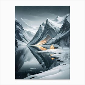 Winter Landscape Canvas Print