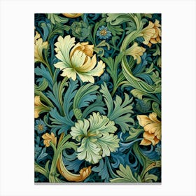 Floral Wallpaper 35 Canvas Print