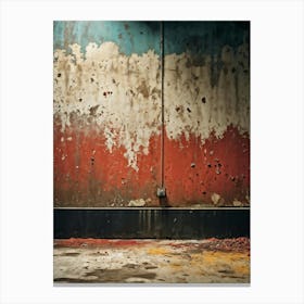 Corrupted Yet Captivating Landscape The Ground Comprised Of Coarse Grit With The Distinction Of Ea (2) Canvas Print