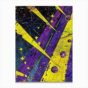 Space Splatters Canvas Print