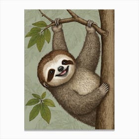 Sloth 32 Canvas Print