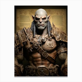 Warcraft Orc Canvas Print