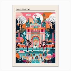 Tivoli Gardens Copenhagen Denmark 2 Canvas Print