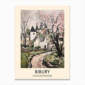 Bibury (Gloucestershire) Painting 1 Travel Poster Canvas Print