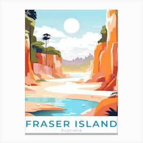 Australia Fraser Island Travel Canvas Print