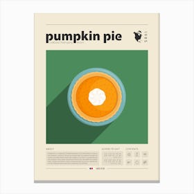 Pumpkin Pie Canvas Print