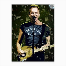 Art Of Sting Canvas Print