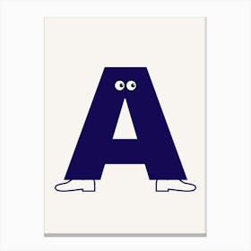 Alphabet Poster A Canvas Print