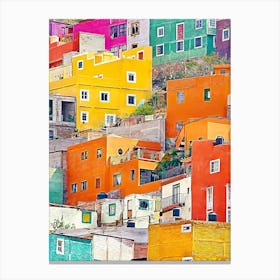 Colorful Houses (5) Canvas Print