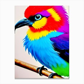 Colorful Bird-Reimagined 33 Canvas Print