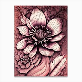 Lotus Flower 1 Canvas Print