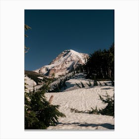 Snowy Mount Hood Canvas Print