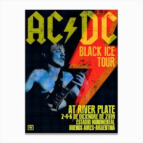 Acdc 2009 Argentina Concert Heavy Metal Rock Print Poster Wall Art Picture Canvas Print