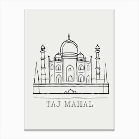 Taj Mahal Canvas Print