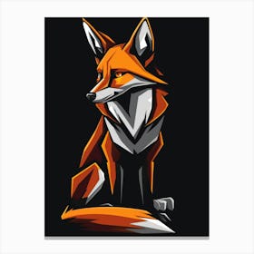 Fox Illustration 1 Canvas Print