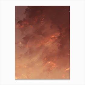 Fire In The Sky Canvas Print