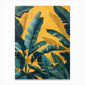 Banana Leaves 3 Canvas Print