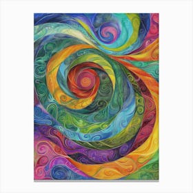 Spiral Painting 1 Canvas Print