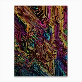 Circuit Board Canvas Print