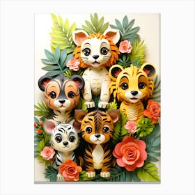 Love Jungle Canvas Print