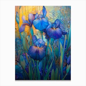 Dutch Irises Canvas Print