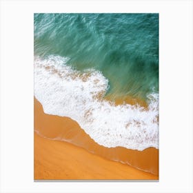 Aerial View Of A Beach 57 Canvas Print