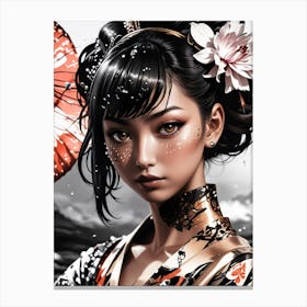 Japan Geisha Visual 39 Canvas Print