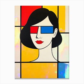 3d Woman Canvas Print