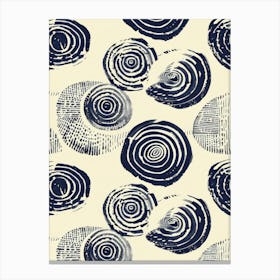 Swirls And Circles Canvas Print