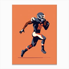 American Football Player 4 Canvas Print