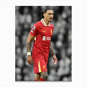 Darwin Nunez Of Liverpool And Brentford Fc Canvas Print