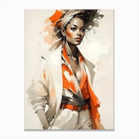 Fashion Illustration 1 Canvas Print