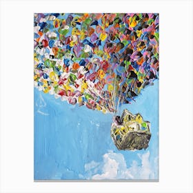 Ballon House Canvas Print