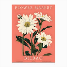 Flower Market Bilbao Canvas Print