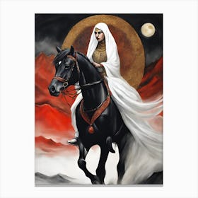 Sultana On Horseback Canvas Print