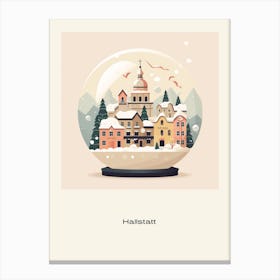 Hallstatt Austria 2 Snowglobe Poster Canvas Print