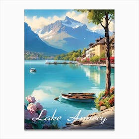 Lake Annecy 1 Canvas Print