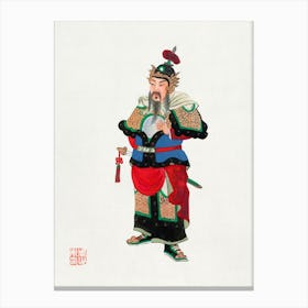 Acient Chinese General Painting Art Print Canvas Print