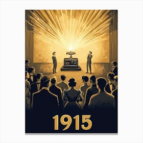 Aihrgdesign A Nostalgic Poster For An Early 1915 Cinema Scree 784a0eb9 4870 4ed2 84ee 650e43f89062 0 Canvas Print