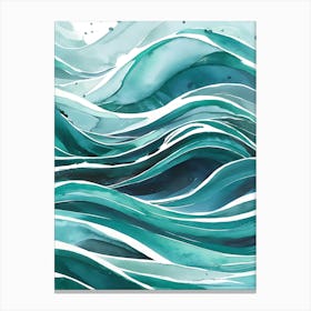 Ocean Waves Canvas Print Canvas Print