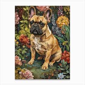 French Bulldog Acrylic Painting 3 Canvas Print