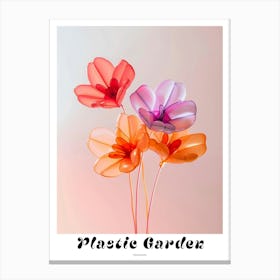 Dreamy Inflatable Flowers Poster Geranium 1 Canvas Print