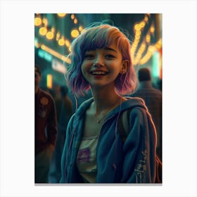 Lofi Girls 13 Canvas Print